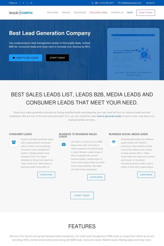 Best Leads Generation Company For Small Businesses